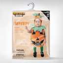 Spooktacular Creations Halloween Baby Pumpkin Costume with Green leaves for Toddler Kids Halloween Dress Up Pumpkin Party
