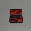 Manicure set Men Personal Care Tools Accessories Finger and Toe Nail Clippers Set Professional Manicure Pedicure Kit With Travel Case Nail Grooming Kit Gifts for Men Women Father Mother (Black and Red)