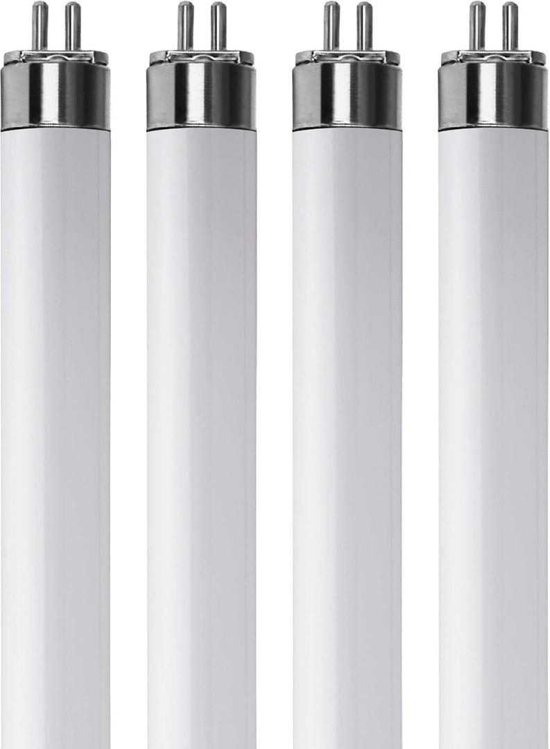 KOR (Pack of 4) LED Direct Replacement T5/DL - T5 6500K Daylight - 9 Watt - 21" - 900 Lumens - Super Long-Life Light Bulbs K22157 No Extra Wiring Needed.