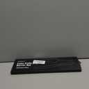 Wedding Cake Knife and Server Set, Integral Stainless Steel Longer Cake Cutter and Wider Pie Spatula, Elegant Cake Cutting Serving Set for Party Birthday Bridal Shower Set of 2, Matte Black (13.0 Inch)