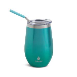 Manna 17 OZ Wine Tumbler Blue