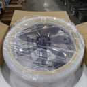 OurEDee 20'' Ceiling Fan with Lights & Remote, Low Profile, 6 Wind Speeds, Dimmable Light, Modern White Flush Mount, Smart for Home (Gold+Grey)