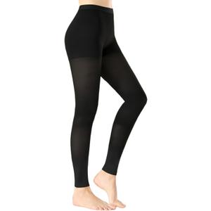 Medical Compression Pantyhose For Women & Men,20-30 mmHg Medical Grade Support Hose Tights For DVT,Pregnancy,Varicose Veins,Relief Shin Splints,Edema,Swelling, 2XL