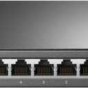 TP-Link TL-SG1210MP, 8 Port Gigabit PoE Switch, 8 PoE+ Ports @123W, w/ 2 Uplink Gigabit Ports + 1 Combo SFP Slot, Plug & Play, Extend, Priority & Isolation Mode,