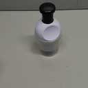 Geedel Food Chopper, Easy to Clean Manual Hand Vegetable Chopper Dicer, Dishwasher Safe Slap Onion Chopper for Veggies Onions Garlic Nuts Salads White