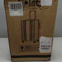 Coolife Luggage PC+ABS Hardshell Suitcase with TSA Lock, Spinner Carry On Lightweight (navy, S(20in_carry on))