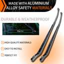 42798 42799 1 Pair Front Windshield Wiper Arm Kit Fits Compatible with 2015-2021 Ford F150 F250 F350 F450 F550 Super Duty Navigator Expedition Replaces OE FL3Z17527A FL3Z17526A