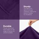 Utopia Bedding Fleece Blanket Throw Size Purple 300GSM Luxury Anti-Static Fuzzy Soft Microfiber Blanket for Couch, Sofa and Bed (50x60 Inch)