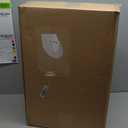 Amazon Basics 26" Hardside Medium Checked Luggage, Expandable For Up to 15% More Space, With Scratch-Resistant Surface, Four Multi-directional Wheels, Light Blue