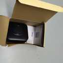 Smart WiFi Wireless Doorbell Chime for Google Nest, Ring, Blink App-Connected with LED Light, No Wiring Required (1pack, Black)
