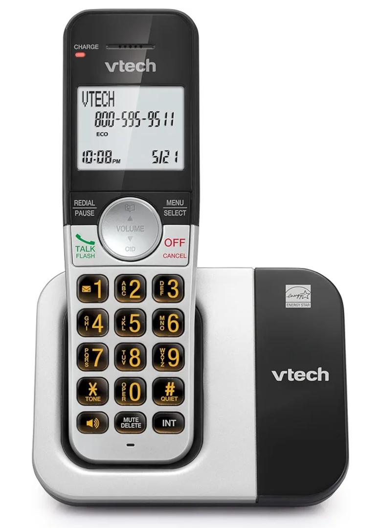 VTech Cordless Phone with Large Display and Big Buttons, DECT 6.0 with Caller ID/Call Waiting, Full Duplex Speakerphone, ECO Mode, Last 10 Number Redial, Easy to Use,VG231