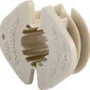 SharkBite 161Z10 1/2 Inch Thru Stud Isolation Clamp, 10 Pack, Pipe Support, PEX, Copper, CPVC
