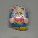 Happy Birthday Gnome Plush Holding Cake, 13 Inch Handmade Gnome for Birthday Party Decorations, Cute Tiered Tray Decor, Gift for Women Men Mom Grandma