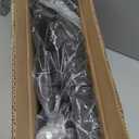 Folding Hand Truck 500lbs, Portable Heavy Duty Dolly Cart, 6 Wheels Collapsible Luggage Cart with 2 Elastic Ropes - Compact Trolley Cart for Easy Moving - Ideal Hand Cart for Travel and More (17, Black)