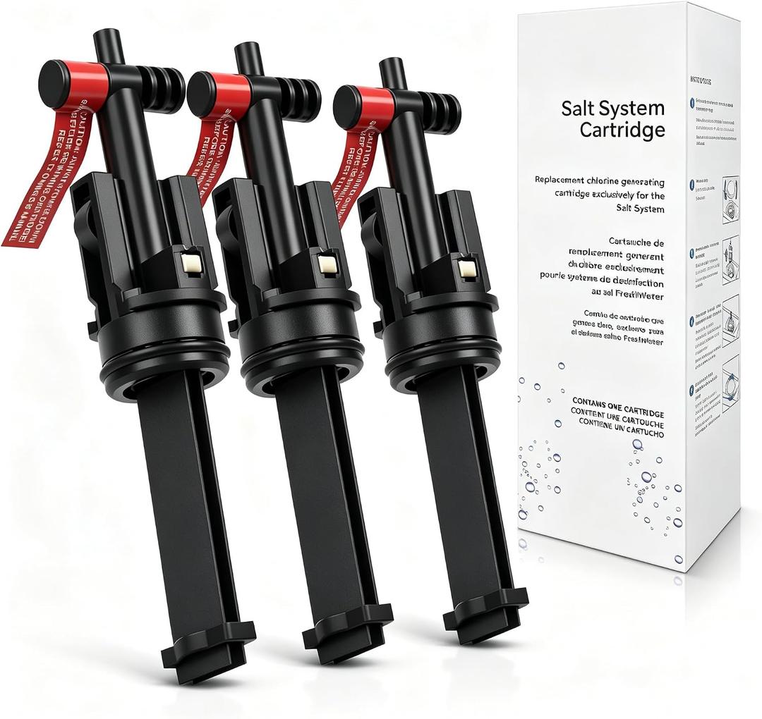 Salt Water Chlorination System Cartridge Replacement for Spas & Hot Tubs – Compatible with Hot Spring Highlife, Limelight, Hot Spot, Caldera Utopia, Paradise, Vacanza – 3‑Pack