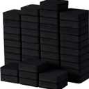 Favourde 48 Pack Magnetic Whiteboard Dry Erase Erasers Chalkboard Cleansers for Classroom, Home and Office (Black)