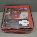 3 x Zober Christmas Ornament Storage Box - Stores 64 Ornaments - Non-Woven, Tear- Proof Christmas Ornament Storage Containers - 3 Inch Cube Compartments - Red