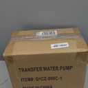 1/2HP 1450GPH 115-Volt Cast Iron Portable Electric Power Utility Transfer Water Pump with Carbon Brush, Filter, Brass Connectors, for Garden, Rain Barrel, Pool, Pond, Hot Tub, Aquarium Draining