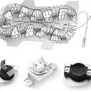 Upgraded Dryer Heating Element for SamsungDC47-00019A Heating Element for Samsung Dryer,dv42h3000ew/a3 dv42h5000ew/a3 Parts, Including DC96-00887A, DC47-00016A, DC47-00018A.