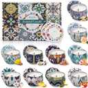 Scented Candles Gift Set, 10 Pack Candles for Home Scented, 250 Hour Long Lasting Soy Candle with Two Coasters, Gifts for Women, Aromatherapy Candle for Stress Relief, Relaxation, Bath, Yoga