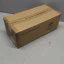 Utility Slim Storage Cart, 4 Tier Small Rolling Kitchen Laundry Room Cart with Wood Top, Metal Narrow Bathroom Storage Cabinet Mobile Shelf Unit Organizer Trolley with Handle for Narrow Space (7.1 inch wide, Black)