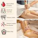 Xokocli 5-in-1 Wood Therapy Massage Tools Lymphatic Drainage Massager for Muscle Pain Relief | Maderoterapia Kit Body Sculpting Tools for Anti-Cellulite, Body Shaping