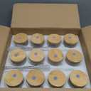 12 Pack Winter Glass Cups Gifts 16 oz Snowflake Glass Tumblers with Lids Straws Brushes Winter Christmas Coffee Cups for Women Men Employee Coworkers Holiday Party Favors (Fresh Style)