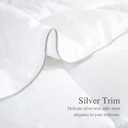 sunflower Comforter Duvet Insert Queen Size White Down Alternative Filling Cotton Shell All Season Hypoallergenic Warm Breathable Noiseless Machine Washable with Corner Taps