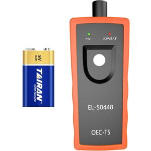 EL-50448 TPMS Relearn Tool with Battery Chevy TPMS Reset Tool for Cadillac GMC Buick GM Tire Pressure Sensor Reset Tool Chevy Tire Pressure Monitoring System Sensor TPMS Programming Tool