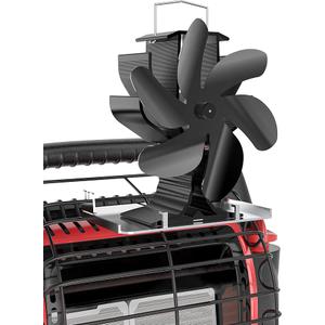 Signstek Wood Stove Fan,Heat Powered Heater Fan with Hook for Indoor Outdoor Propane Gas Heater,Gas Wood Burner Stove Fireplace Tent Camping Accessories