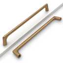 10 Pack 7-1/2"(192mm) Vintage Antique Brass Cabinet Pulls Kitchen Cabinet Handles Bronze Drawer Dresser Handle Cupboard Hardware for Cabinets (7-1/2"/192MM Hole Center)