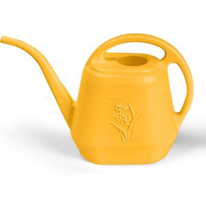 Plastic Watering Can - for Indoor and Outdoor Plant - 1/2 Gallon - Orange