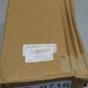 Gold Glass Vase for Flower, Flower Vase for Bouquet, Modern Glass Vases, Ribbed Vases for Living Room, Bedroom, Dining Table, Office, Wedding, Centerpieces, 8 Inches (Large)