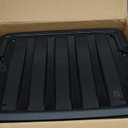 IRIS USA 32 Qt Stackable Plastic Storage Bins with Lids, 6 Pack - BPA-Free, Made in USA - Garage Organizing Solution, Latches, Durable Nestable Containers, Secure Pull Handle - Black