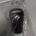 X AUTOHAUX Car Gear Shift Knob Panel Cover Carbon Fiber Pattern Sticker for Mercedes-Benz A/C-Class 2004-2011