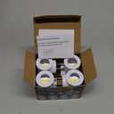 4 Pack Mini LED Night Light, Dimmable Plug-in Wall Light with Dusk to Dawn Auto On/Off, 180 Rotating Head, 3000K Soft White, 0-200 LM for Nursery, Hallway, Bathroom