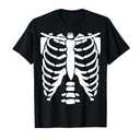 Skeleton | Halloween Costume Rib cage Anatomy T-Shirt, M