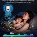 ORIA Plug-In Air Purifier, 4 Pack Negative Ion Air Ionizer for Home, Quiet Operation Air Freshener, Portable Mini Air Cleaner for Kitchen, Bedroom, Office, Pets Smoke Smell