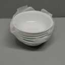 Corelle Vitrelle 6-Piece Soup/Cereal Bowl Set Triple Layer Glass and Chip Resistant, 18-Oz Lightweight Round Bowls, Winter Frost White