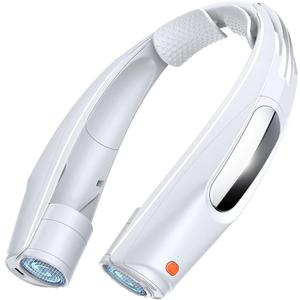 ZEEFO Portable Neck Fan, Hands Free Personal Fan- 6000mAh Battery Operated, USB Rechargeable Fan with 6 Adjustable Speeds, Cooling Wearable Fan for Home, Office, Outdoor, Travel-White