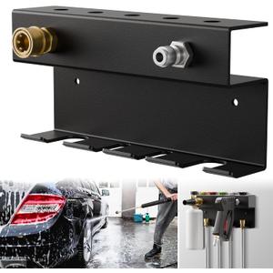 Foam Cannon Wall Mount and Pressure Washer Gun Holder Organizer
