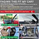 Ovege Car Window Shades Magnetic 2pcs Universal Car Window Screen Mesh Side Window Sun Shade Automotive Window Sunshades for Driver Passenger (Front Seat 2pcs-)