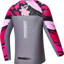 Boys Cycling Jersey Youth Mountain Bike BMX Long Sleeve Bicycle Clothes Kids Balance Bike Jersey, Large