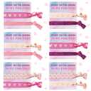 Thanks Colorful Elastic Hair Bands - 30Pcs Summer Y2K Stargazer Girl Dresses Up With Elastic Headband Hair Accessories Birthday Holiday Party Favor Wrist Decor Gifts for Fans Girls