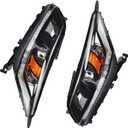 Headlights Assembly LH+RH Replacement for Honda Accord 2013-2015