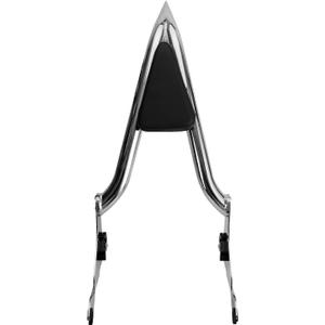 Topteng Passenger Backrest Sissy Bar Luggage Rack fit for Harley CVO Road Glide/Touring Road King/Road Glide/Street Glide 2009-2022 (Chrome)