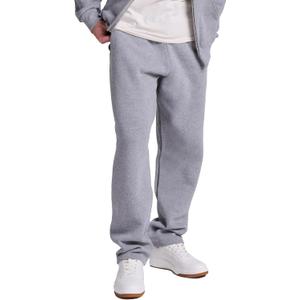 Russell Athletic Men's Dri Power Fleece Open Bottom Sweatpants with Pockets, Relaxed Fit, Moisture Wicking (Large, 1 Pack - Oxford)