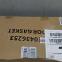 W10436253 WPW10436253 Refrigerator Freezer Door Gasket 34.17" x 20.66"
