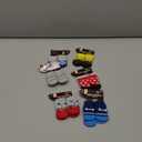 Sadnyy 24 Pcs Dog Socks for Small Medium Large Non Slip Pet Puppy Dog Socks Paw Protectors Outdoor Traction Control for Hot Pavement Hardwood Floor Protection, 6 Styles  (Small)