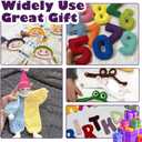 Lewhoo Crochet Kits for Beginner, 1312 Yards Acrylic Yarn Kit for Knitting and Crocheting, 25g24 Yarn Bundles with Accessories